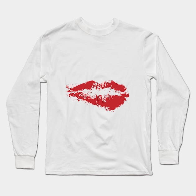 Lips Long Sleeve T-Shirt by lisenok